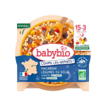 BABYBIO Macaroni légumes du soleil carotte maïs +15 mois 200g