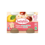 BABYBIO Pomme châtaigne +6 mois pot 2x130g