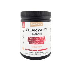 NAT & FORM Clear whey isolate saveur fruits rouges 484g