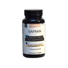NAT & FORM Nutraceutiques premium safran 30 gélules