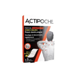 ACTIPOCHE 3 patchs chauffants 8,5x18cm