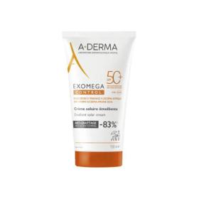 A-DERMA Exomega control crème solaire émolliente anti-grattage SPF 50+ 150ml