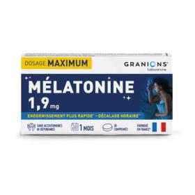 GRANIONS Mélatonine 1,9mg 30 comprimés