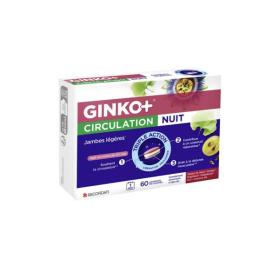 BOUCHARA-RECORDATI Ginko+ circulation nuit jambes légères 60 comprimés