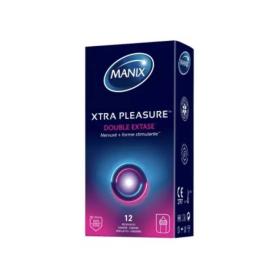MANIX Xtra pleasure double extase 12 préservatifs