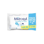 MITOSYL Lot 2x60 lingettes à l'eau