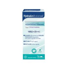 HYDRALIN Balance ovule vaginal triple action 7 ovules