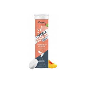 NUTRISANTÉ Vitavea hydrafresh saveur pêche 20 comprimés effervescents