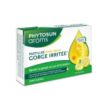 PHYTOSUN AROMS 24 pastilles gorge irritée goût citron