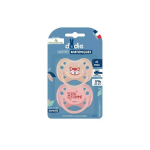 DODIE 2 sucettes anatomiques A103 rose +6 mois