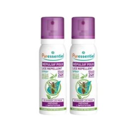 PURESSENTIEL Anti-poux répulsif spray lot 2x75ml