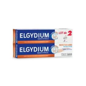 ELGYDIUM Dentifrice protection caries fraîcheur intense lot 2x75ml