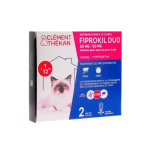 CLÉMENT THÉKAN Fiprokil duo chat  1-12 kg 2 pipettes