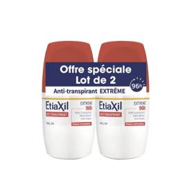 ETIAXIL Anti-transpirant extrême 96h lot 2x50ml