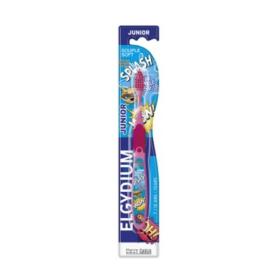 ELGYDIUM Junior brosse à dents splash rose 7-12 ans