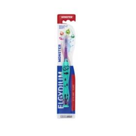ELGYDIUM Kids brosse à dents souple monster 2-6 ans