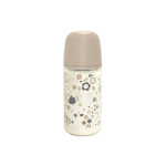 SUAVINEX Wonderland biberon verre tétine symétrique beige 3 mois et + 240ml