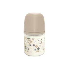 SUAVINEX Wonderland biberon tétine symétrique 0 mois et + beige 120ml