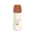 SUAVINEX Wonderland biberon tétine symétrique 6 mois et + camel 360ml