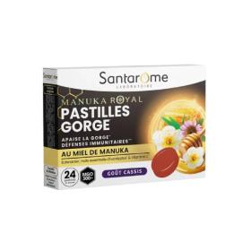 SANTAROME Manuka royal gorge au miel de manuka 24 pastilles