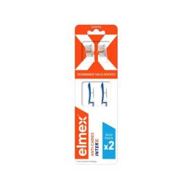 ELMEX Anti-caries interX 2 brosses à dents souple