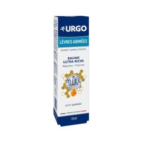 URGO Lèvre abimées baume ultra-riche miel purifié 10ml