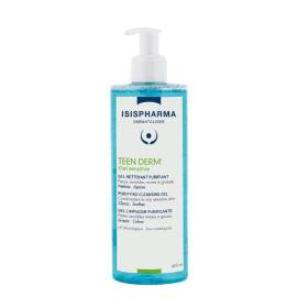 ISISPHARMA Teen derm gel sensitive nettoyant purifiant 400ml