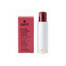 AVRIL BEAUTÉ Baume à lèvres teinté bio parfum cerise rechargeable