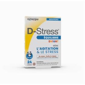 SYNERGIA D-stress équilibre enfants 24 comprimés à croquer