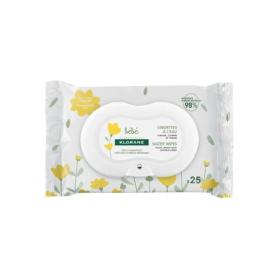 KLORANE Bébé 25 lingettes à l'eau
