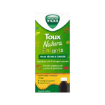 VICKS Toux natura enfants toux sèche et grasse 140ml