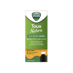 VICKS Toux natura toux sèche et grasse 140ml