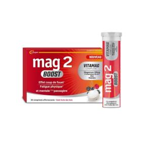 COOPER Mag 2 boost goût fruits rouges 20 comprimés effervescents