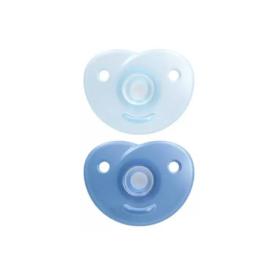 AVENT Soothie 2 sucettes orthodontiques bleu 0-6 mois