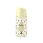 SUAVINEX Birdies biberon tétine symétrique débit moyen beige 270ml 3 mois et +