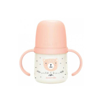 SUAVINEX Night & day biberon bec souple avec anses 150ml rose 6 mois et +