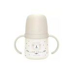 SUAVINEX Night & day biberon bec souple avec anses 150ml blanc 6 mois et +