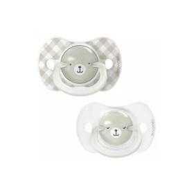 SUAVINEX Night & day 2 sucettes SX pro beige 0-6 mois