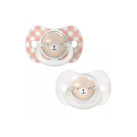 SUAVINEX Night & day 2 sucettes SX pro rose 0-6 mois