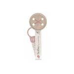 SUAVINEX Birdies attache-sucette ruban rose 0 mois et +