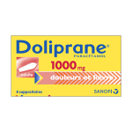 DOLIPRANE Adultes 1000mg 8 suppositoires