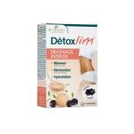 LES 3 CHÊNES Détoxlim drainage intense cassis 15 comprimés effervescents