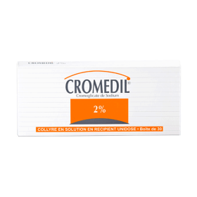 EUROPHTA Cromedil 2%, collyre en solution 30 récipients unidoses