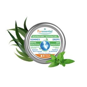 PURESSENTIEL Respiratoire gommes menthe eucalyptus 45g