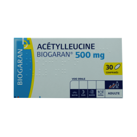 BIOGARAN Acétylleucine 500mg 30 comprimés