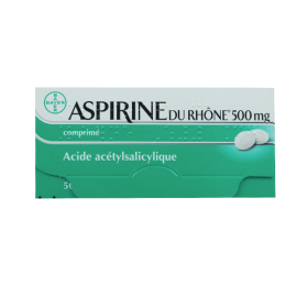 BAYER Aspirine du rhône 500mg 50 comprimés