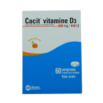 WARNER CHILCOTT FRANCE Cacit vitamine D3 500mg/440 UI 60 comprimés à sucer ou à croquer