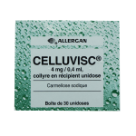 ALLERGAN Celluvisc 4mg/0,4ml collyre en 30 récipients unidoses