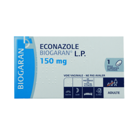 BIOGARAN Econazole L.P. 150mg 1 ovule à libération prolongée