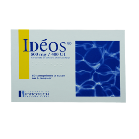 INNOTECH INTERNAT Ideos 500mg/400 UI 60 comprimés à sucer ou à croquer